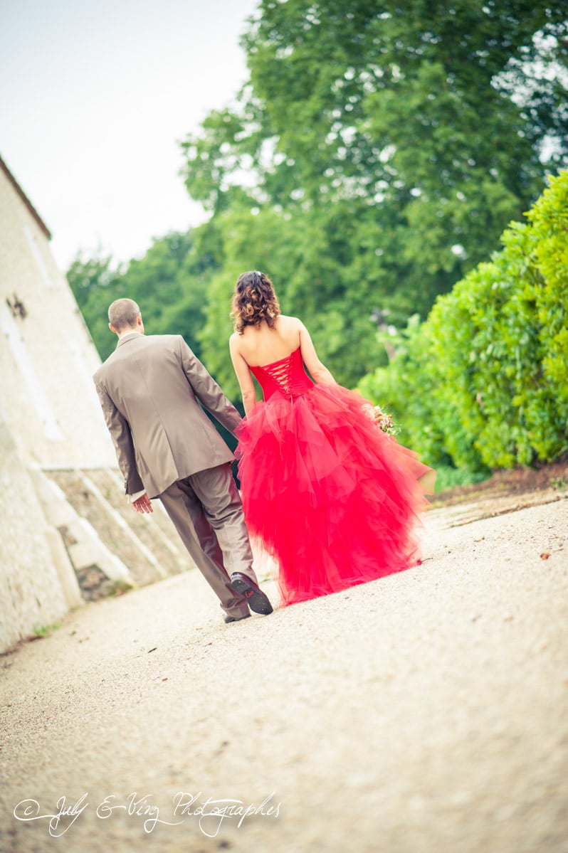 robe de mariée rouge, blog la mariée en colère